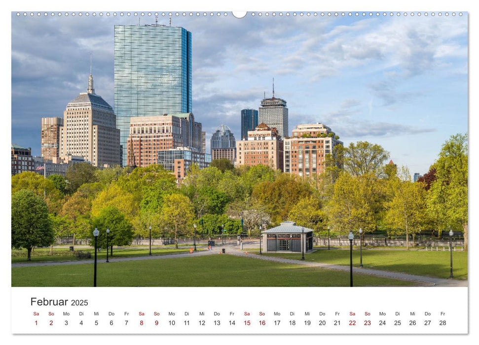 Boston - The Hub of the Universe (CALVENDO Premium Wandkalender 2025)