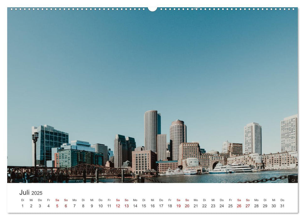 Boston - The Hub of the Universe (CALVENDO Premium Wandkalender 2025)