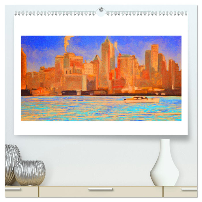 New York - Ansichten (CALVENDO Premium Wandkalender 2025)