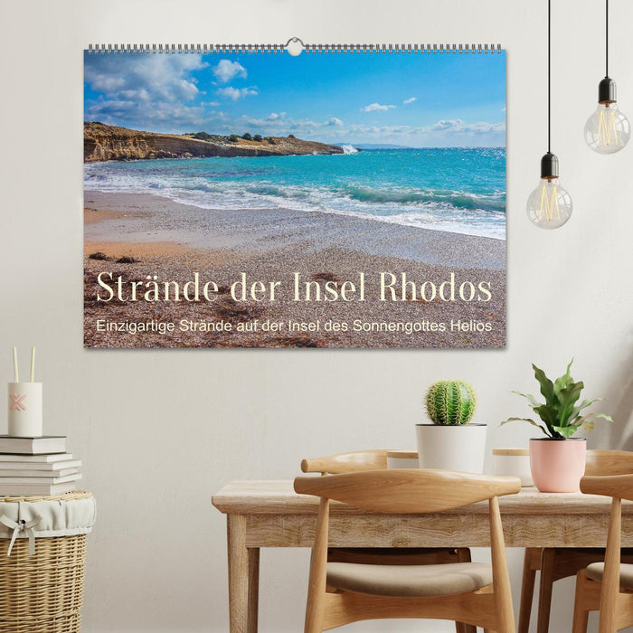 Strände der Insel Rhodos (CALVENDO Wandkalender 2025)