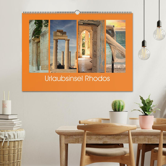 Urlaubsinsel Rhodos (CALVENDO Wandkalender 2025)