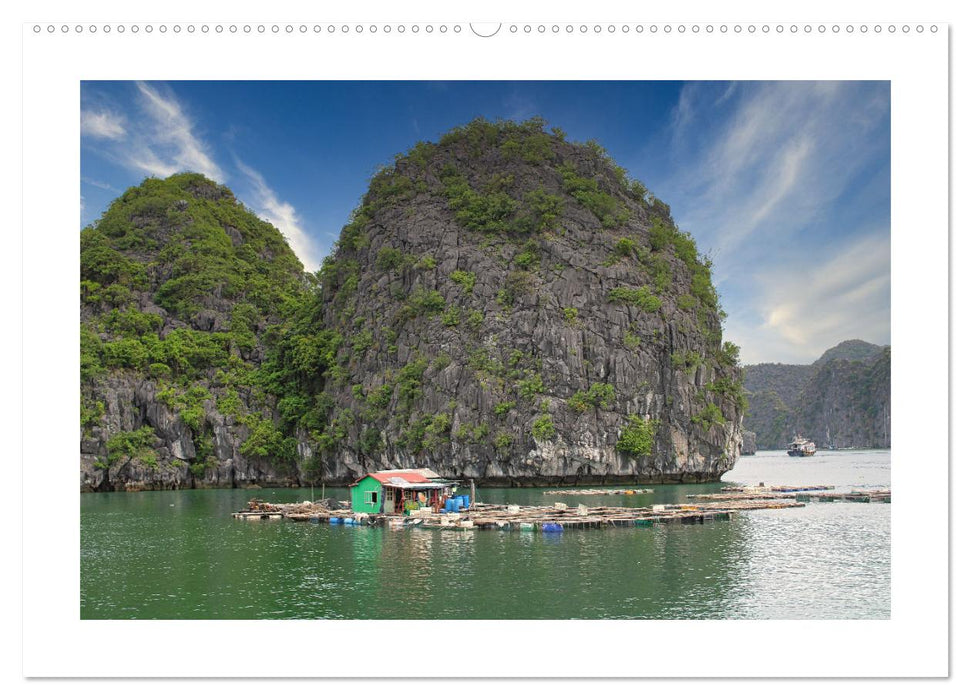 Halong-Bucht - die schönsten Inseln Vietnams (CALVENDO Premium Wandkalender 2025)