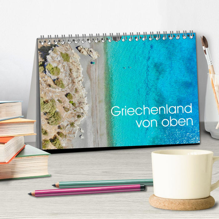 Griechenland von oben (CALVENDO Wandkalender 2025)