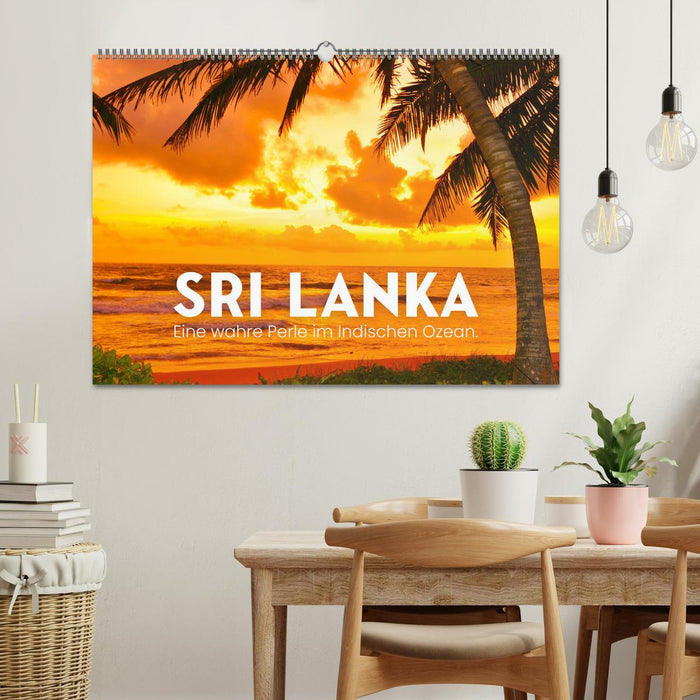 Sri Lanka - Eine wahre Perle im Indischen Ozean (CALVENDO Wandkalender 2025)