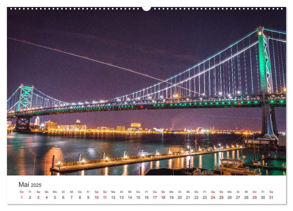 Philadelphia - The Birthplace of America (CALVENDO Premium Wandkalender 2025)