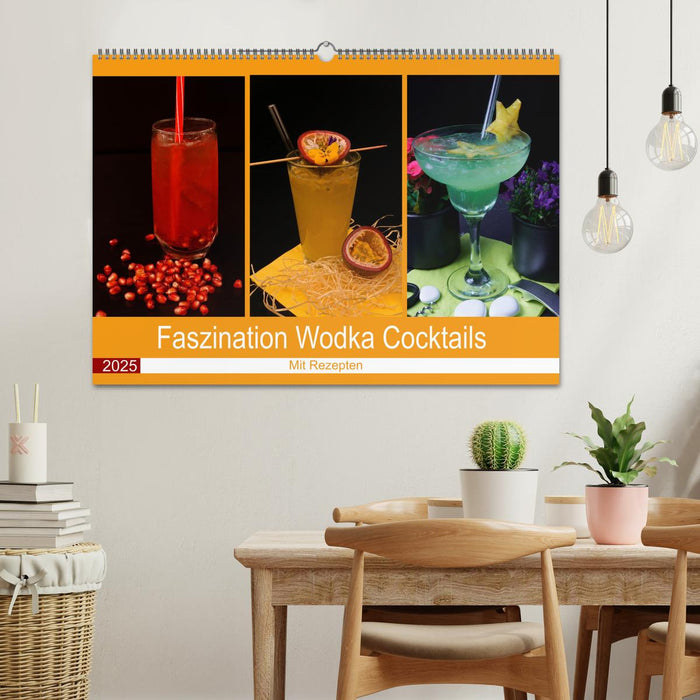 Faszination Wodka Cocktail (CALVENDO Wandkalender 2025)