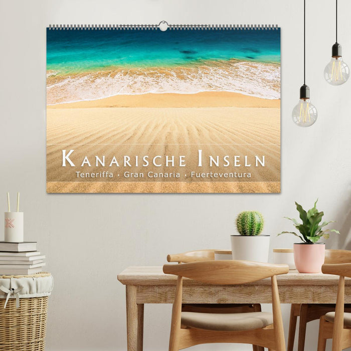 Die Kanarische Inseln Teneriffa, Gran Canaria und Fuerteventura (CALVENDO Wandkalender 2025)