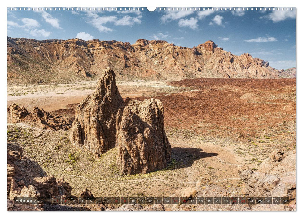 Die Kanarische Inseln Teneriffa, Gran Canaria und Fuerteventura (CALVENDO Wandkalender 2025)