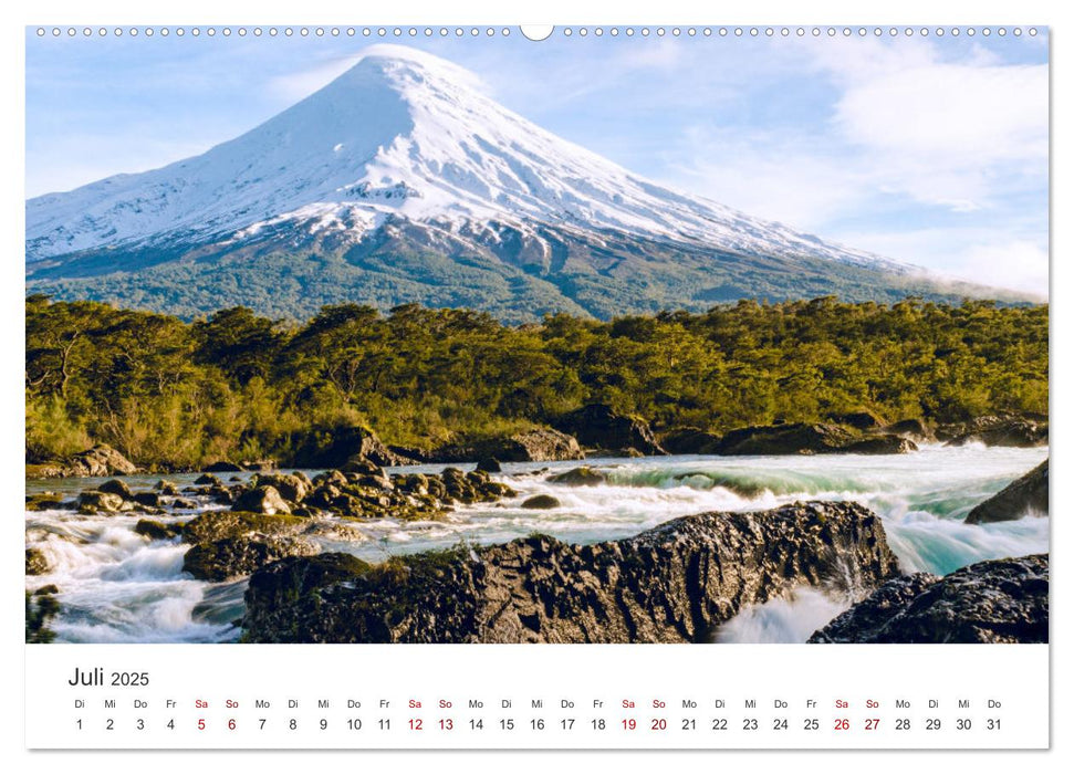 Chile - Ein unbekanntes Paradies. (CALVENDO Premium Wandkalender 2025)