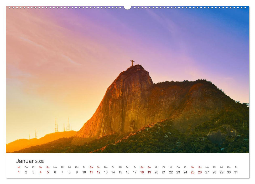 Brasilien - Eine beeindruckendes Land in Südamerika. (CALVENDO Premium Wandkalender 2025)