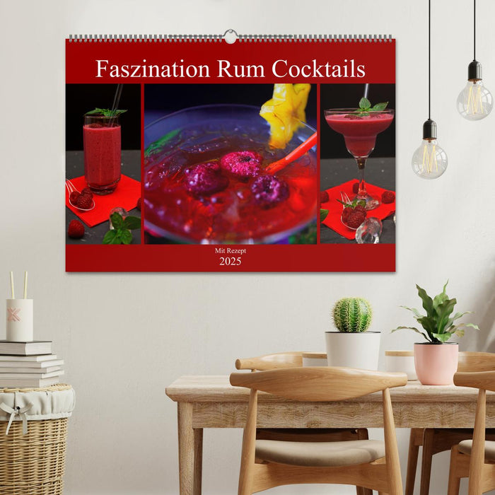 Faszination Rum Cocktails (CALVENDO Wandkalender 2025)