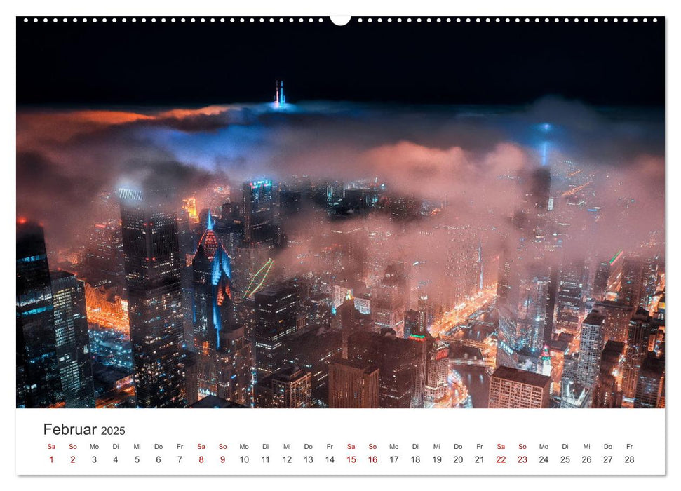 Chicago - Eine einzigartige Stadt. (CALVENDO Premium Wandkalender 2025)