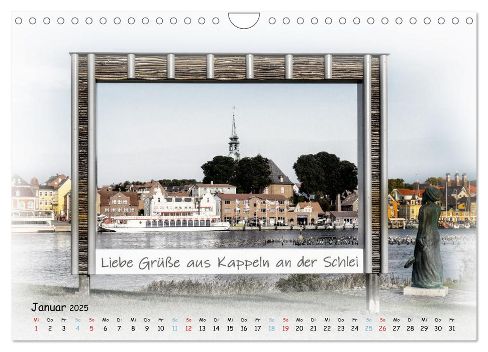 Kappeln und Schleimünde (CALVENDO Wandkalender 2025)