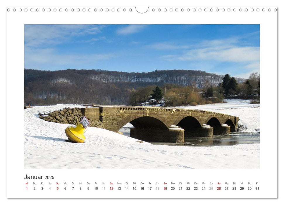 Der Edersee, Nordhessens Atlantis (CALVENDO Wandkalender 2025)