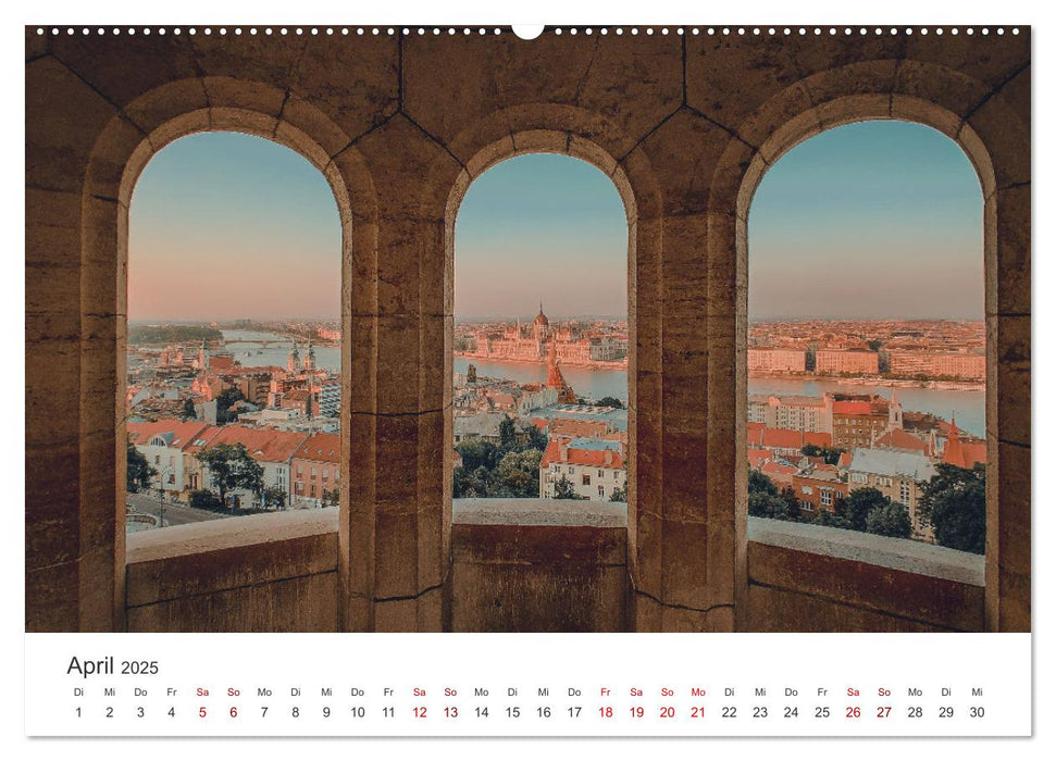 Ungarn - Das bezaubernde von der Donau durchflossene Land. (CALVENDO Premium Wandkalender 2025)