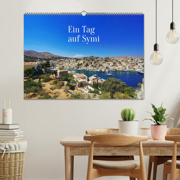 Ein Tag auf Symi (CALVENDO Wandkalender 2025)