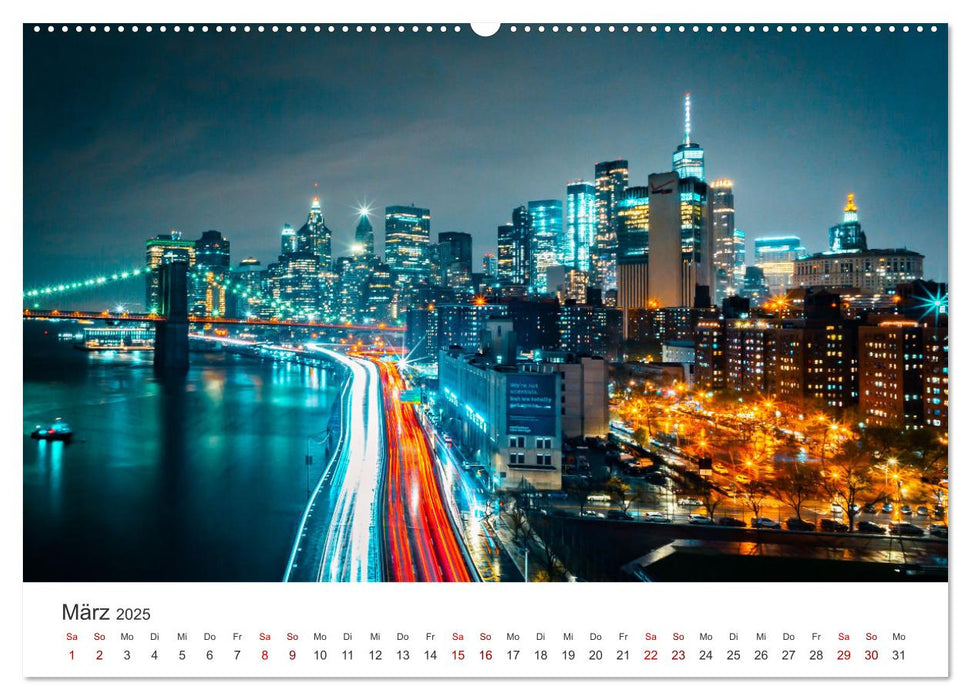 Über den Wolken in New York (CALVENDO Premium Wandkalender 2025)