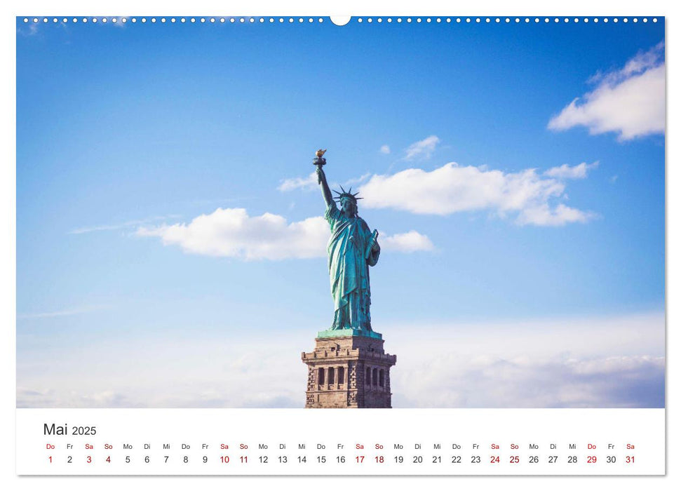 Über den Wolken in New York (CALVENDO Premium Wandkalender 2025)