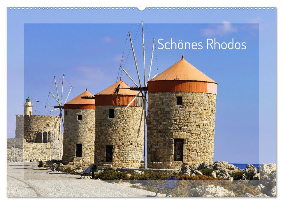 Schönes Rhodos (CALVENDO Wandkalender 2025)