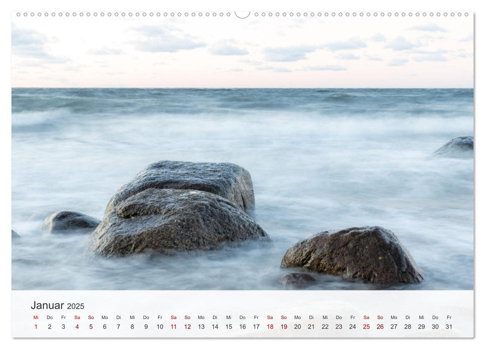 Natürliches Rügen und Hiddensee (CALVENDO Wandkalender 2025)