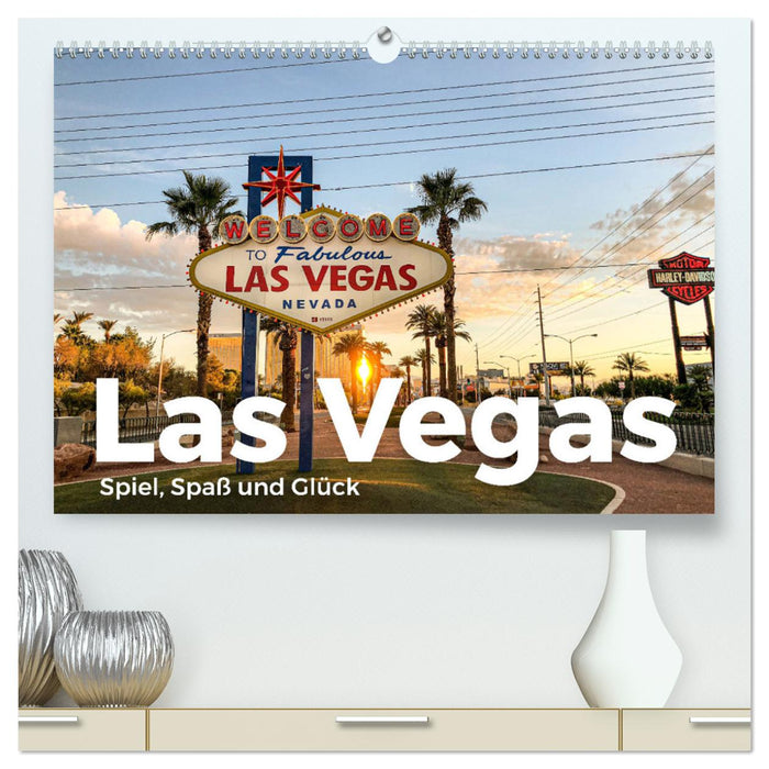 Las Vegas - Spiel, Spaß und Glück (CALVENDO Premium Wandkalender 2025)