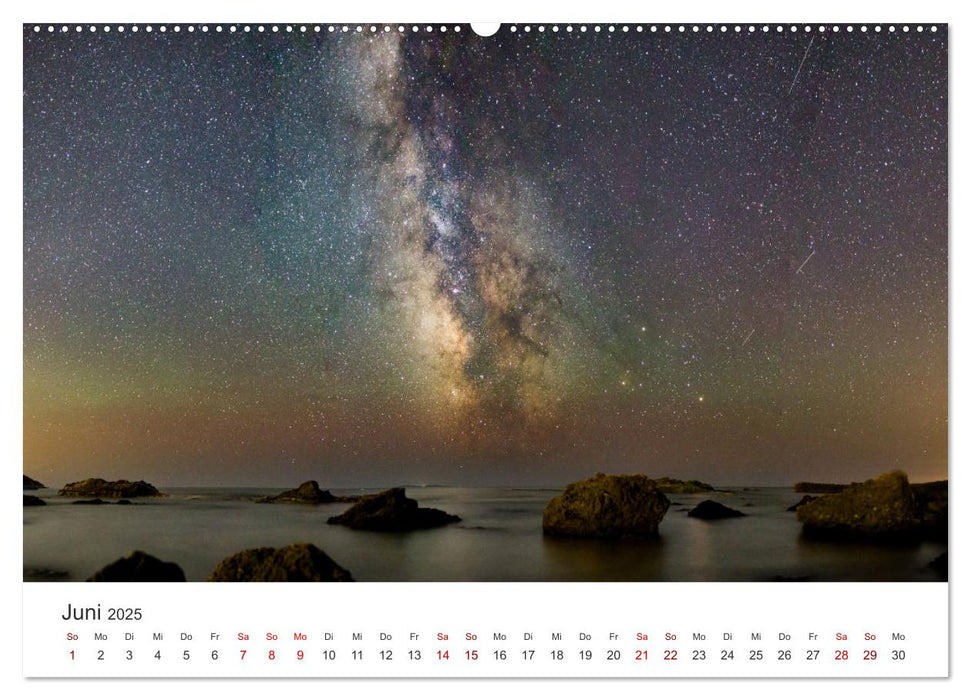 Milchstraße - Einblicke in unsere einzigartige Galaxie. (CALVENDO Wandkalender 2025)