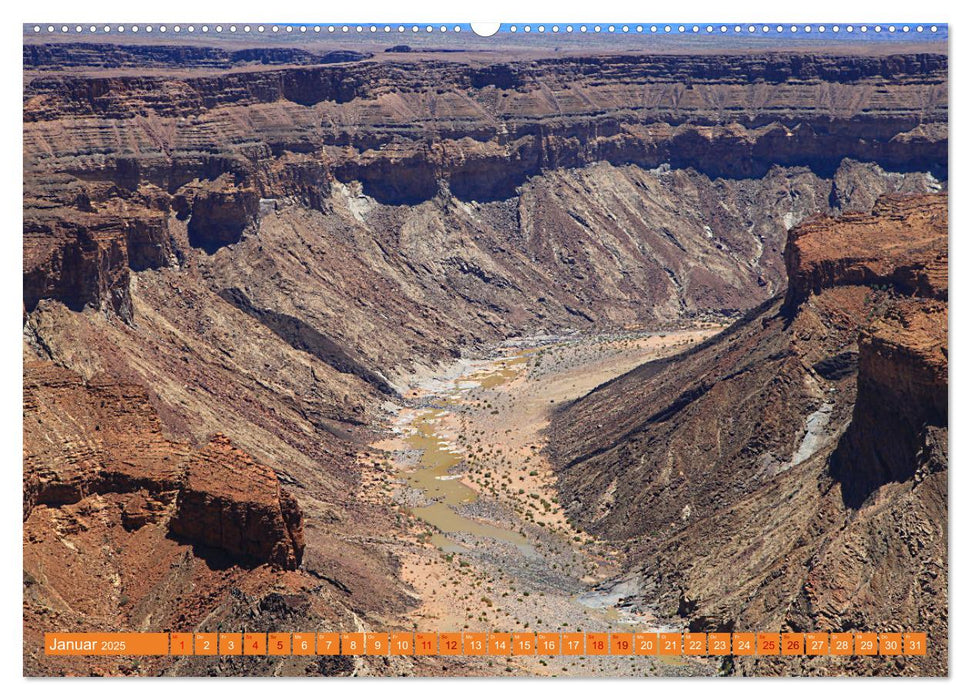 Unterwegs in Namibia- vom Fishriver zu den Epupa Falls (CALVENDO Wandkalender 2025)