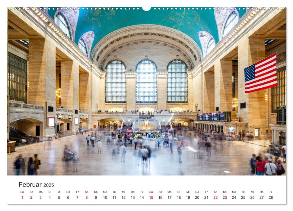 New York - Eine Reise zum Big Apple. (CALVENDO Premium Wandkalender 2025)