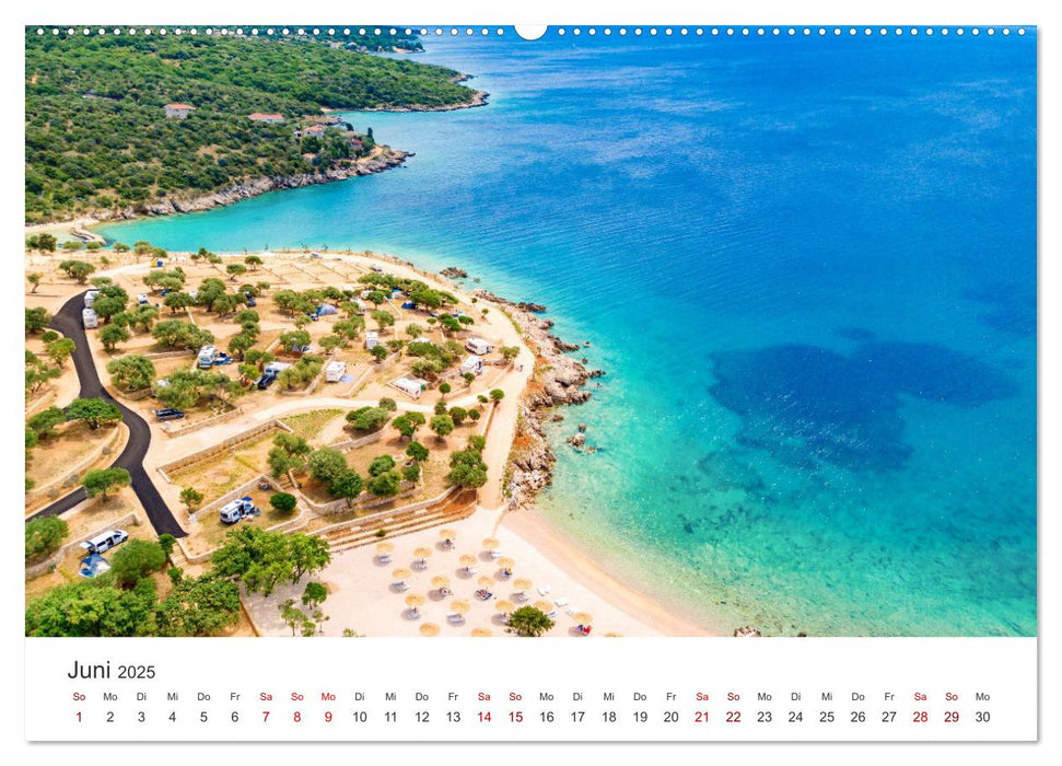 Kroatien - Eine Reise durch traumhafte Landschaften. (CALVENDO Premium Wandkalender 2025)