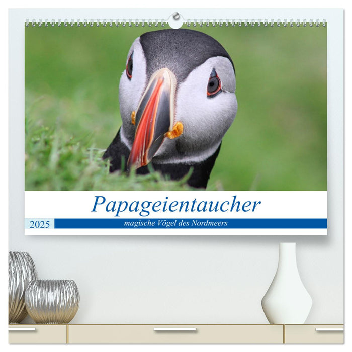 Papageientaucher 2025 - Magische Vögel des Nordmeers (CALVENDO Premium Wandkalender 2025)