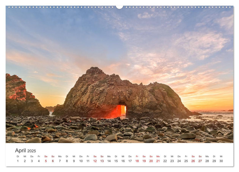 Kalifornien - The Golden State (CALVENDO Premium Wandkalender 2025)