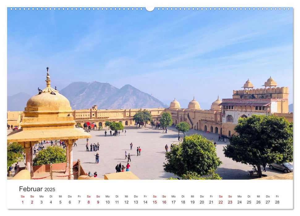 Indien - Eine Reise nach Südasien. (CALVENDO Premium Wandkalender 2025)