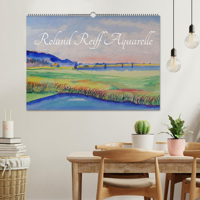 Roland Reiff Aquarelle (CALVENDO Wandkalender 2025)