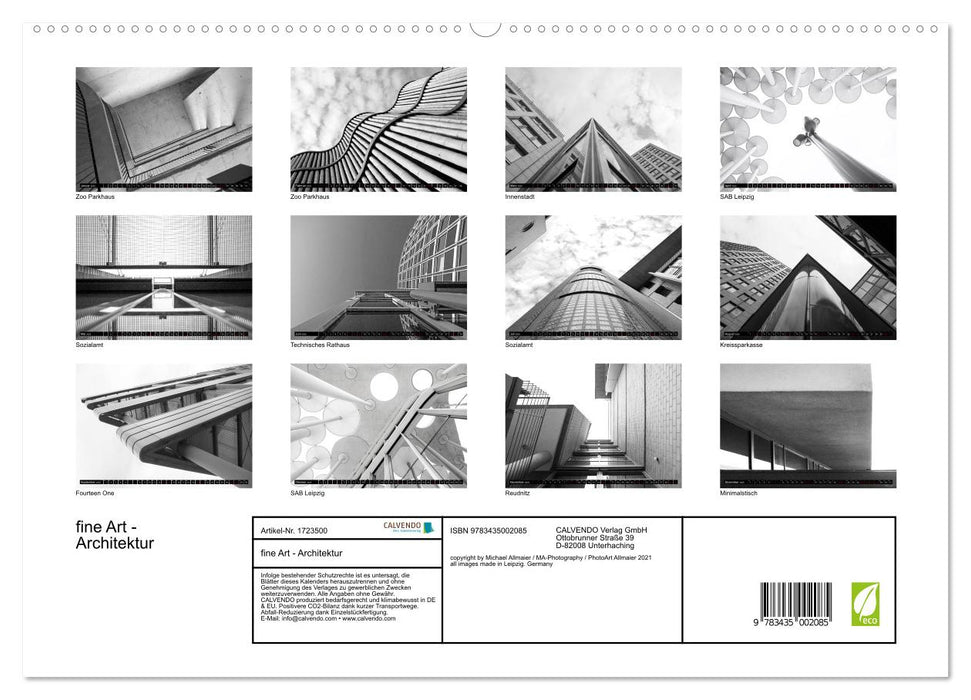 fine Art - Architektur (CALVENDO Wandkalender 2025)