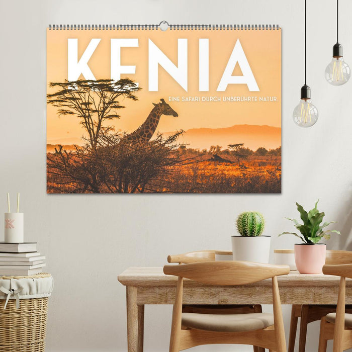 Kenia - Eine Safari durch unberührte Natur. (CALVENDO Wandkalender 2025)