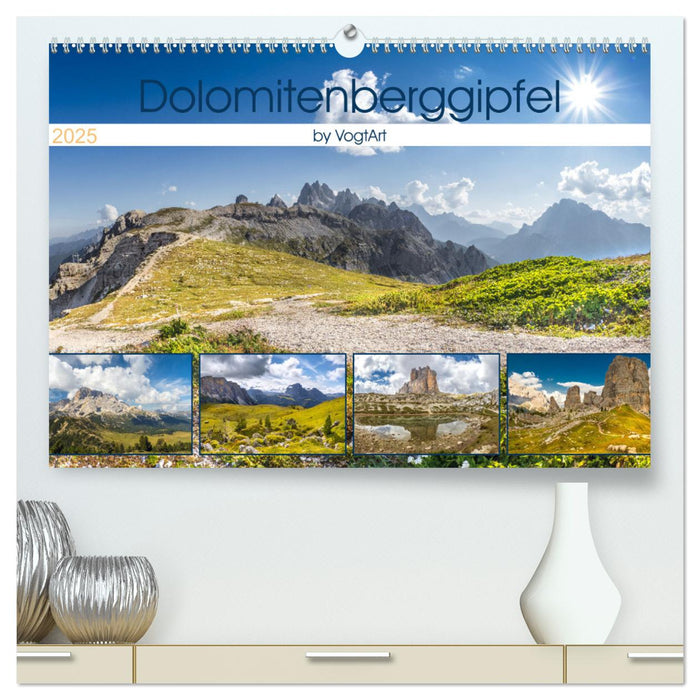 Dolomitenberggipfel (CALVENDO Premium Wandkalender 2025)