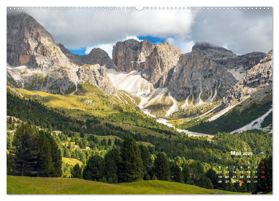 Dolomitenberggipfel (CALVENDO Premium Wandkalender 2025)