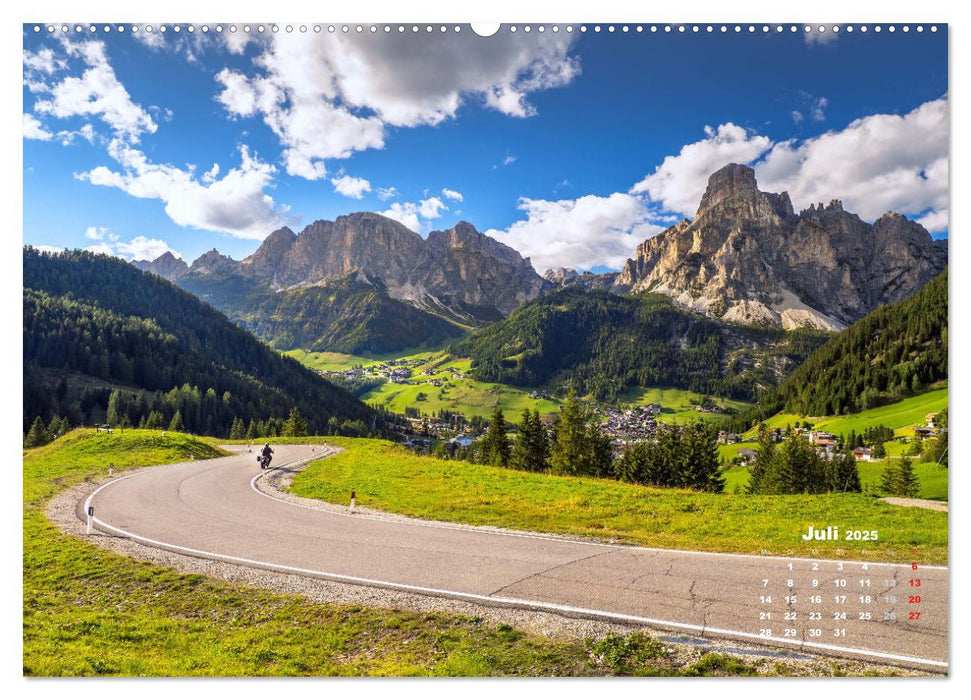 Dolomitenberggipfel (CALVENDO Premium Wandkalender 2025)