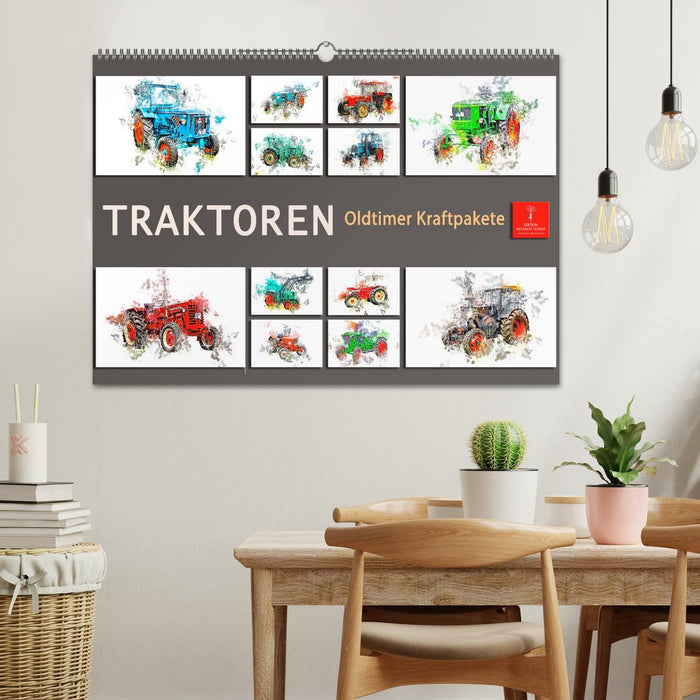 Traktoren Oldtimer Kraftpakete (CALVENDO Wandkalender 2025)