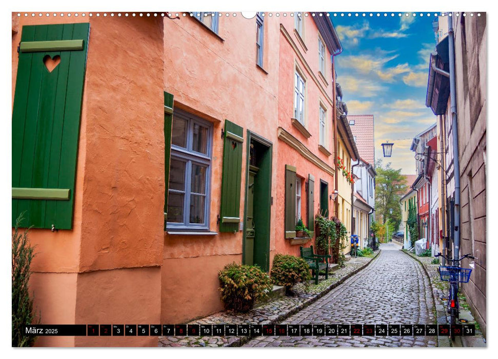 Stralsund, Eine Perle an der Ostsee (CALVENDO Premium Wandkalender 2025)