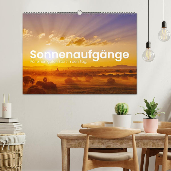 Sonnenaufgänge - Für einen guten Start in den Tag. (CALVENDO Wandkalender 2025)