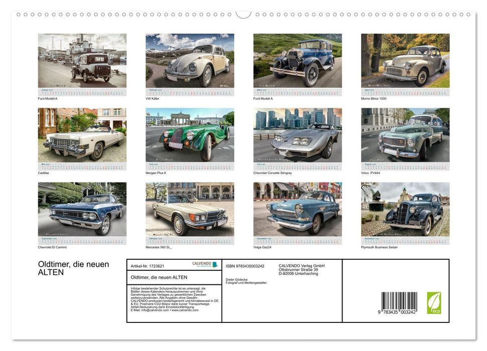 Oldtimer, die neuen ALTEN (CALVENDO Premium Wandkalender 2025)