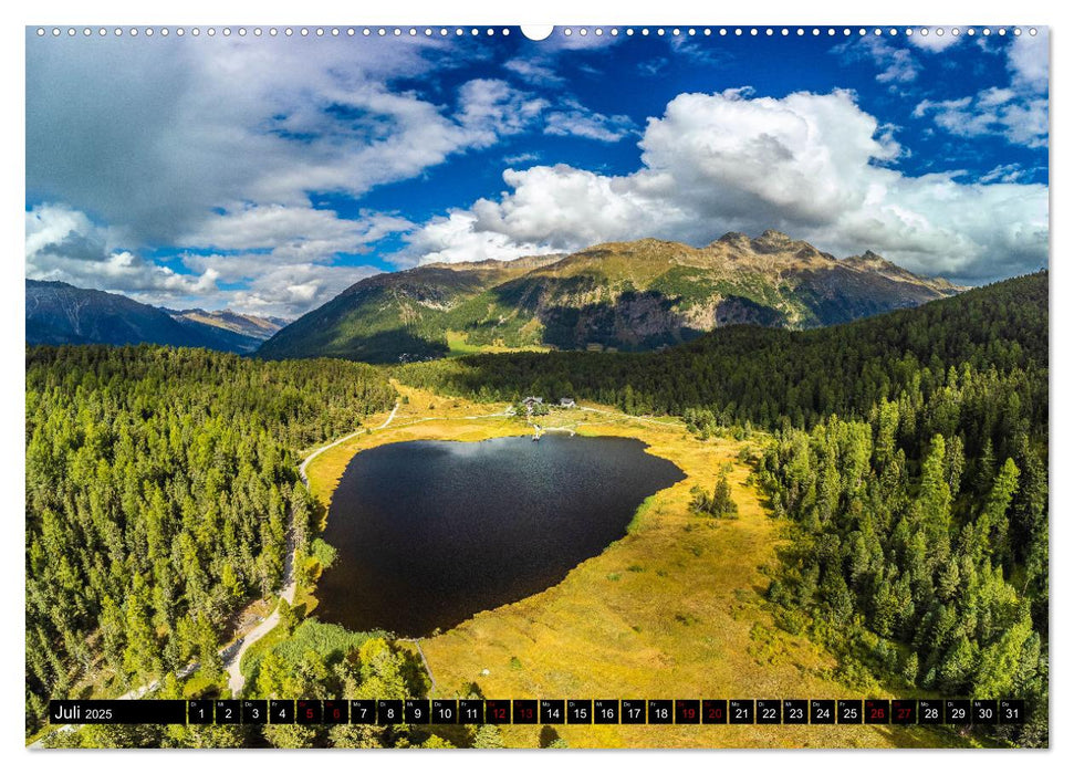 Schweiz - Engadin und Bergell (CALVENDO Premium Wandkalender 2025)