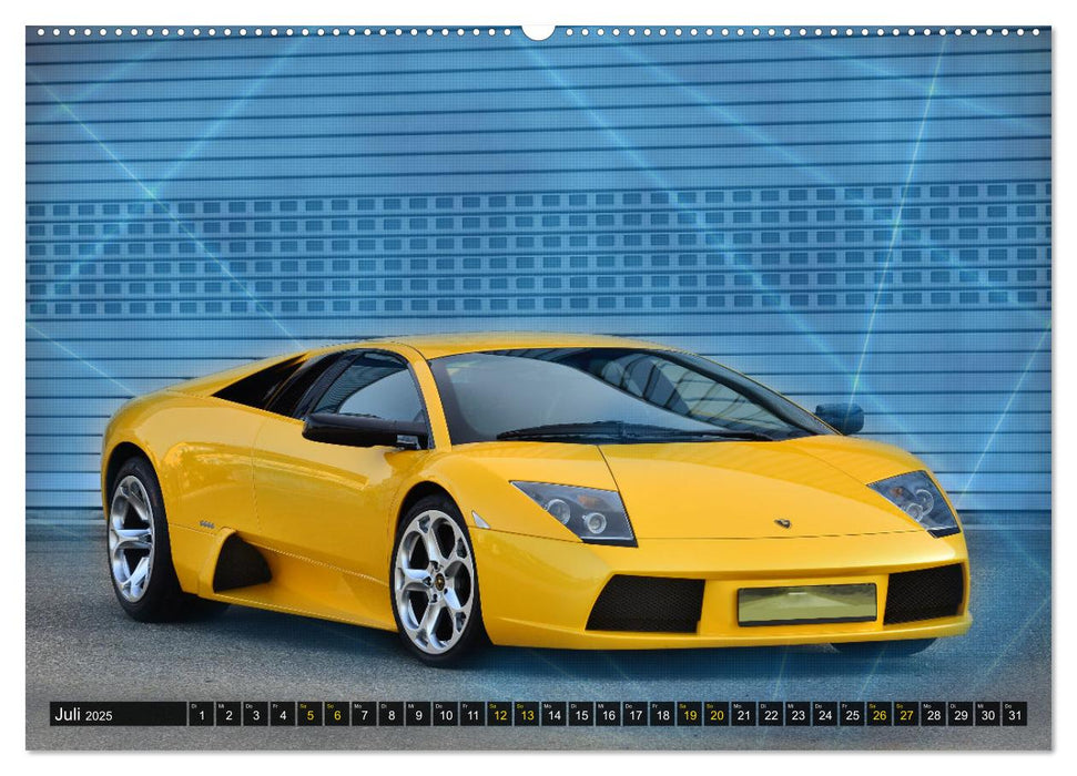 DER GELBE STIER - Lamborghini Murciélago (CALVENDO Premium Wandkalender 2025)