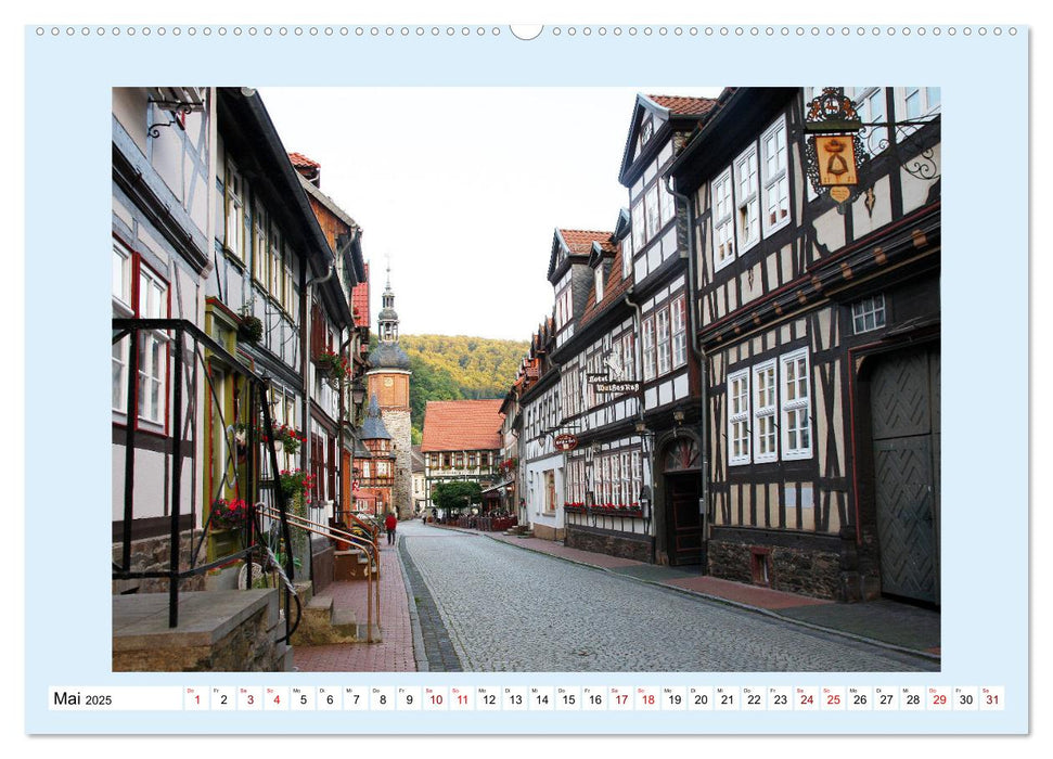 Stolberg im Harz - Deutschlands schönstes Dorf (CALVENDO Premium Wandkalender 2025)