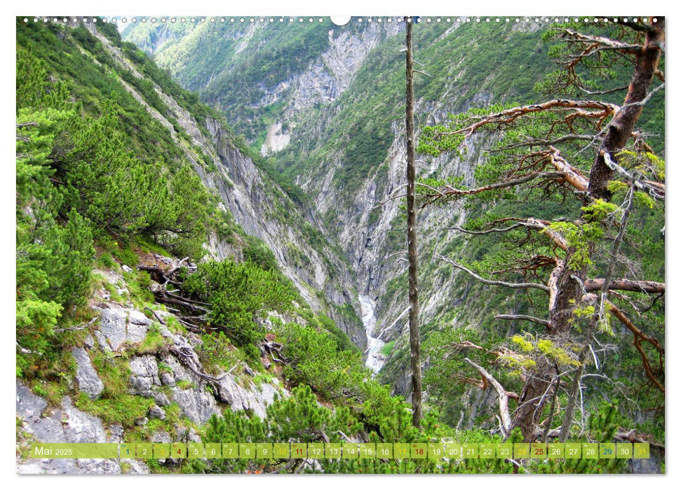 E5 - ZU FUSS ÜBER DIE ALPEN VON OBERSTDORF NACH MERAN (CALVENDO Wandkalender 2025)