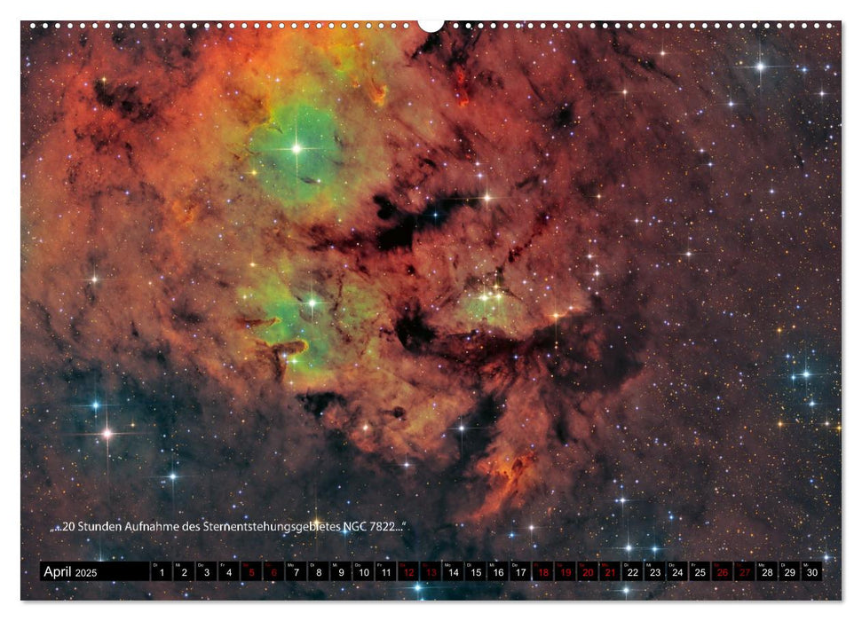 Astrofotografie - Wunder des Universums (CALVENDO Wandkalender 2025)