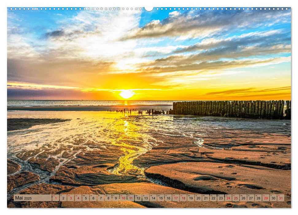 Naturlandschaft WATTENMEER (CALVENDO Wandkalender 2025)