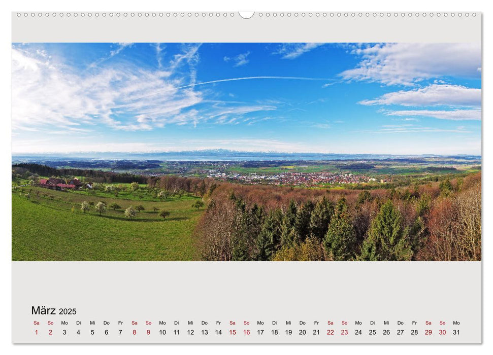 Bodensee - Landschaften (CALVENDO Wandkalender 2025)