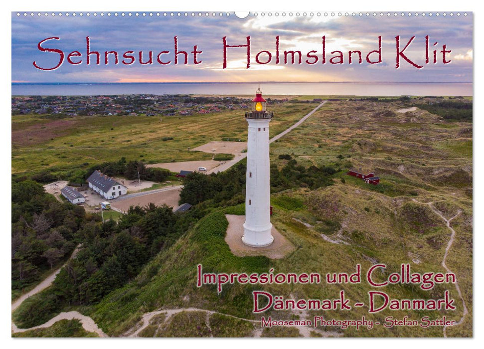 Sehnsucht Holmsland Klit – Impressionen und Collagen (CALVENDO Wandkalender 2025)